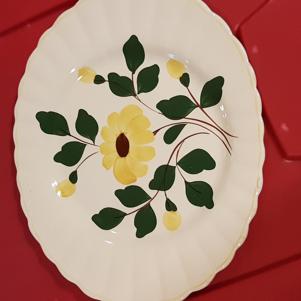 Blue Ridge vintage platter